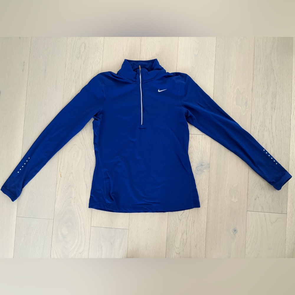 Nike Dri Fit Indigo Half Zip Small